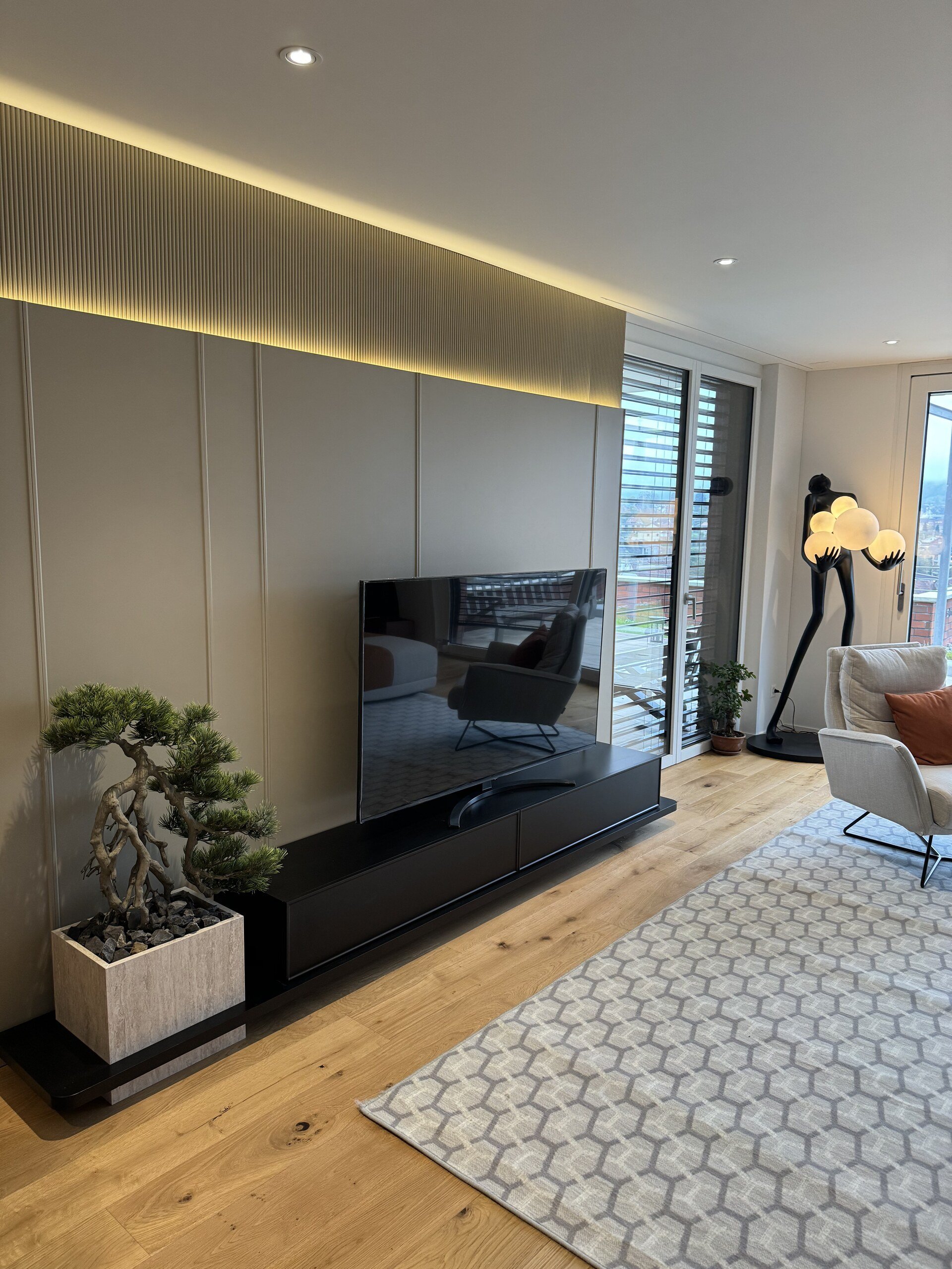 Mobilje dhome ndenjjeje të montuara me saktësi — Defrim-Design